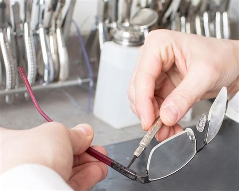 eyeglass repair close by.